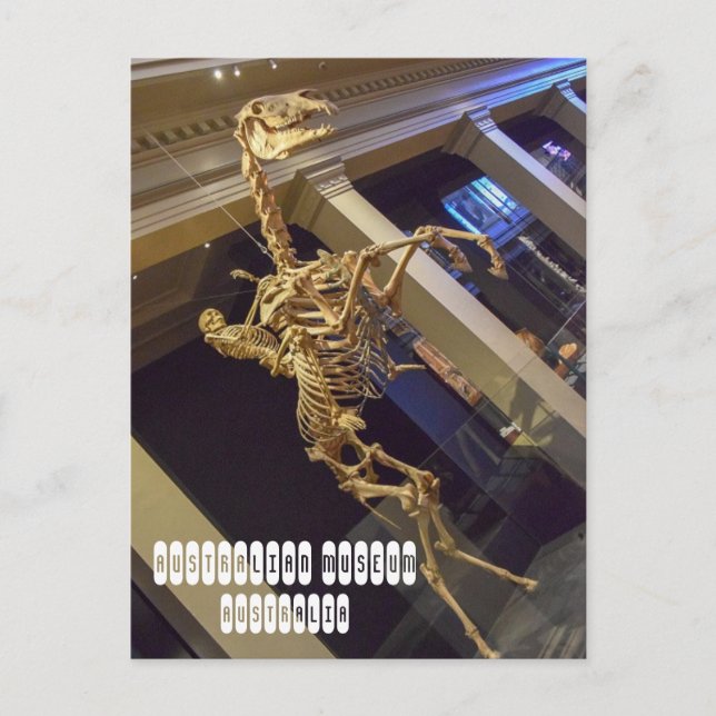 Cartão Postal Museu Australiano em Sidney, Austrália (Frente)