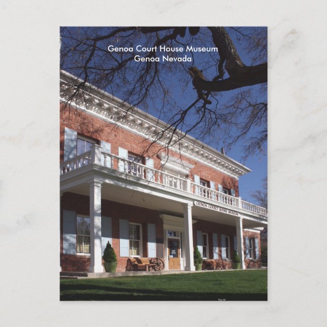 Cartão Postal Museu da Casa do Tribunal de Génova (Frente)