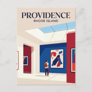Cartão Postal Museu da Escola de Design de Rhode Island EUA