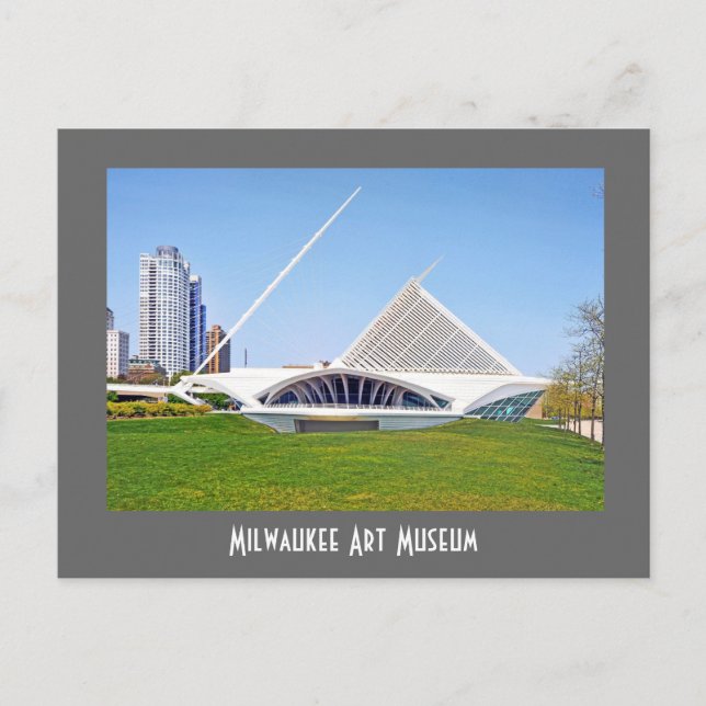 Cartão Postal Museu de Arte de Milwaukee (Frente)