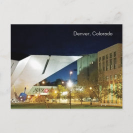 Cartão Postal Museu De Arte Denver, Novo E Antigo