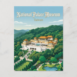 Cartão Postal Museu do Palácio Nacional de Taiwan