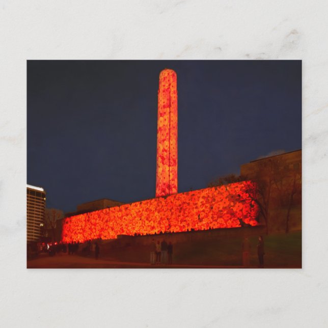 Cartão Postal Museu e Memorial da Primeira Guerra Mundial Exposi (Frente)