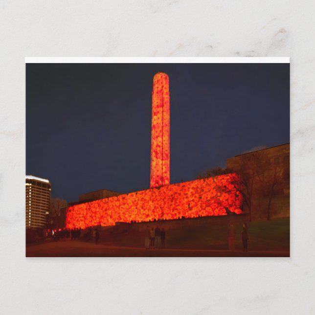 Cartão Postal Museu e Memorial da Primeira Guerra Mundial Exposi (Frente)