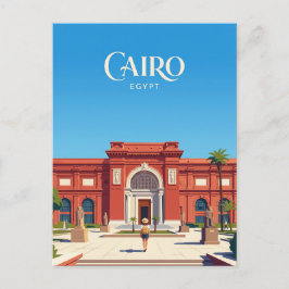 Cartão Postal Museu Egípcio Egito