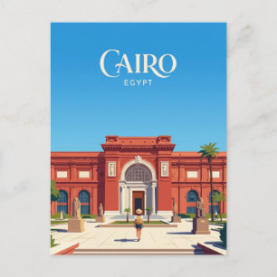 Cartão Postal Museu Egípcio Egito