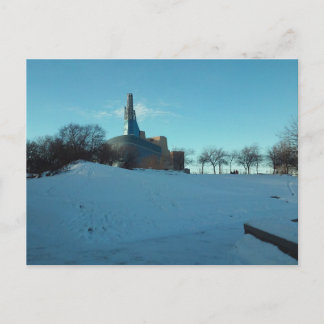 Cartão Postal Museu em The Forks no Inverno