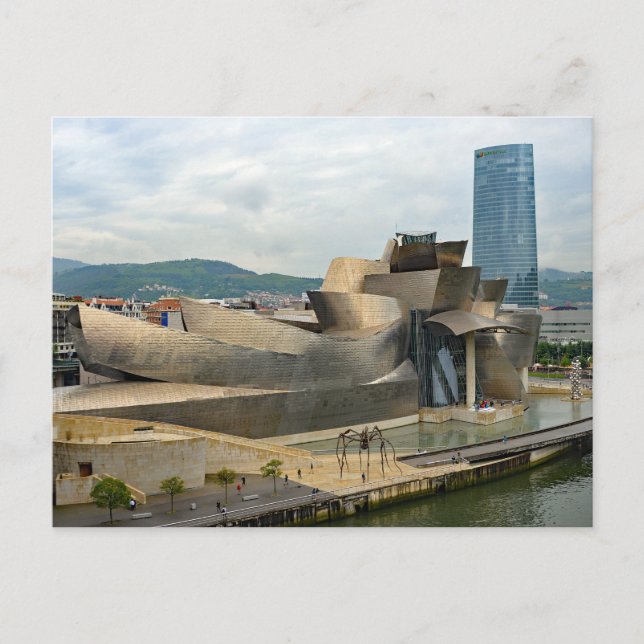 Cartão Postal Museu Guggenheim Bilbao. (Frente)