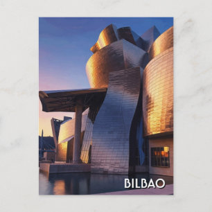 Cartão Postal Museu Guggenheim de Bilbao Viagem