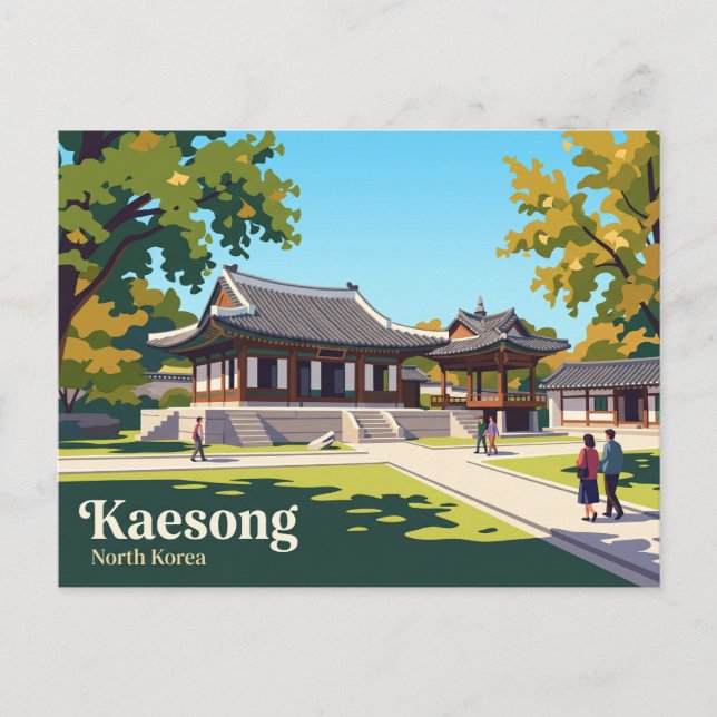 Cartão Postal Museu Koryo Coreia do Norte (Frente)