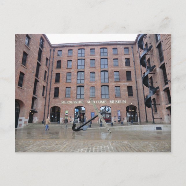Cartão Postal Museu Marítimo de Merseyside (Frente)