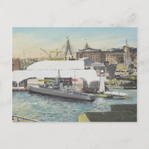 Cartão Postal Museu Marítimo de Sydney, do Hotel Balcony. 1998