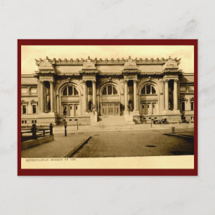 Cartão Postal Museu Metropolitano de Arte, Nova Iorque Vintage