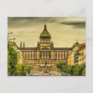 Cartão Postal Museu Nacional de Praga