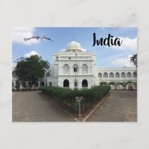 Cartão Postal Museu Nacional Gandhi Raj Ghat Nova Deli Índia