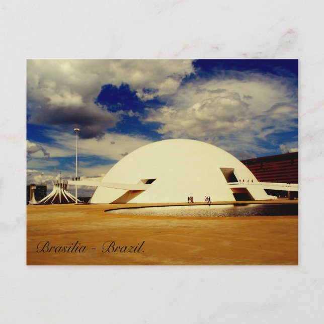 Cartão Postal Museu Nacional Honestino Guimarães, Brasília. (Frente)