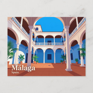 Cartão Postal Museu Picasso, Málaga Espanha