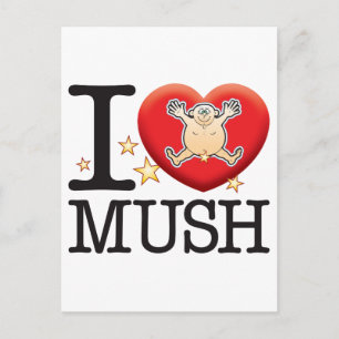 Cartão Postal Mush Love Man