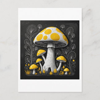 Cartão Postal Mushroom