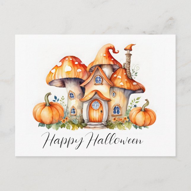 Cartão Postal Mushroom House (Frente)