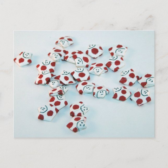 Cartão Postal Mushroom Men (Frente)