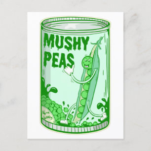 Cartão Postal Mushy Peas pop art