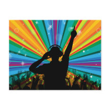 Cartão postal Music DJ