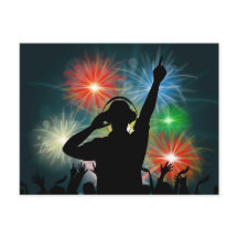 Cartão postal Music DJ