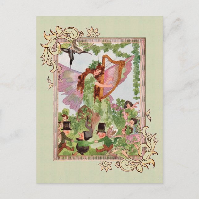 Cartão Postal Music Faerie Reproduzindo Cartão-Postal (Frente)