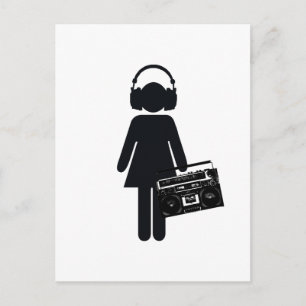 Cartão Postal Music Lover