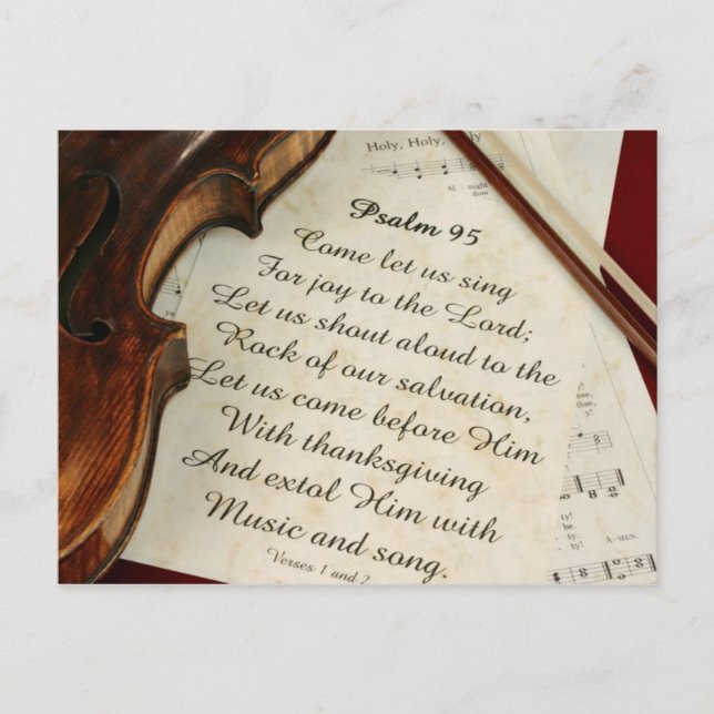 Cartão Postal music postcard 48 (Frente)