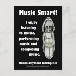 Cartão Postal Music Smart - Vazio