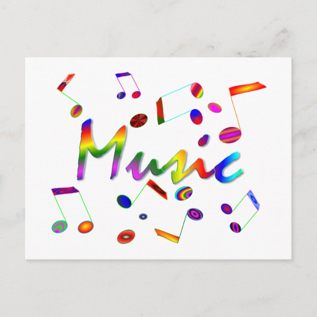 Cartão Postal Música (Frente)