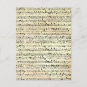 Cartão Postal música antiga
