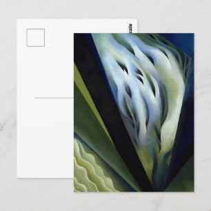 Cartão Postal Música azul e verde de Georgia O'Keeffe