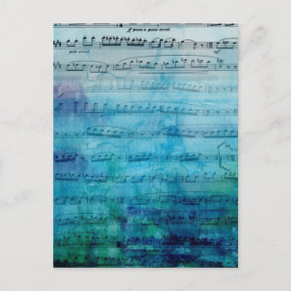 Cartão Postal Música Blue Mood