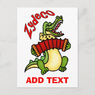 Cartão Postal Música Cajun