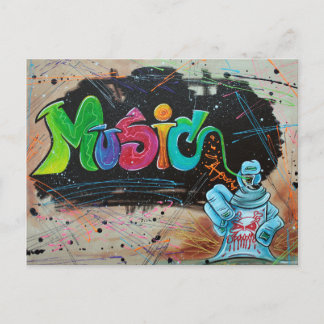 Cartão Postal Música de Rua