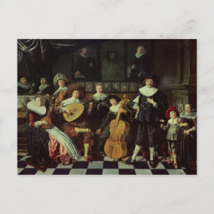 Cartão Postal Música do fazer da família