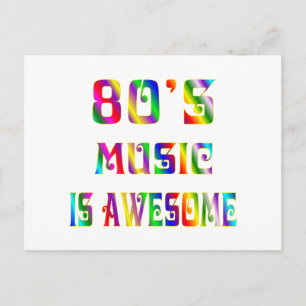 Cartão Postal Música dos anos 80