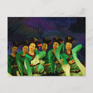 Cartão Postal Música e dança da dinastia Tang