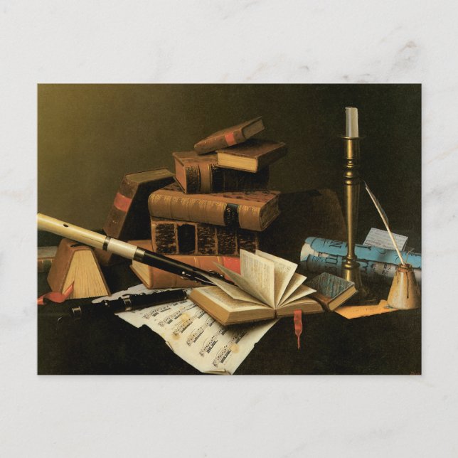 Cartão Postal Música e literatura (Frente)