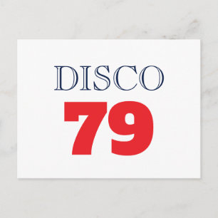 Cartão Postal Música Entretenimento Disco 79 Pop Art Retro