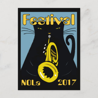 Cartão Postal Música Fat Cat New Orleans 2017