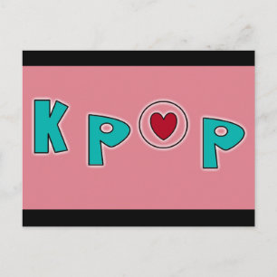 Cartão Postal Música KPOP