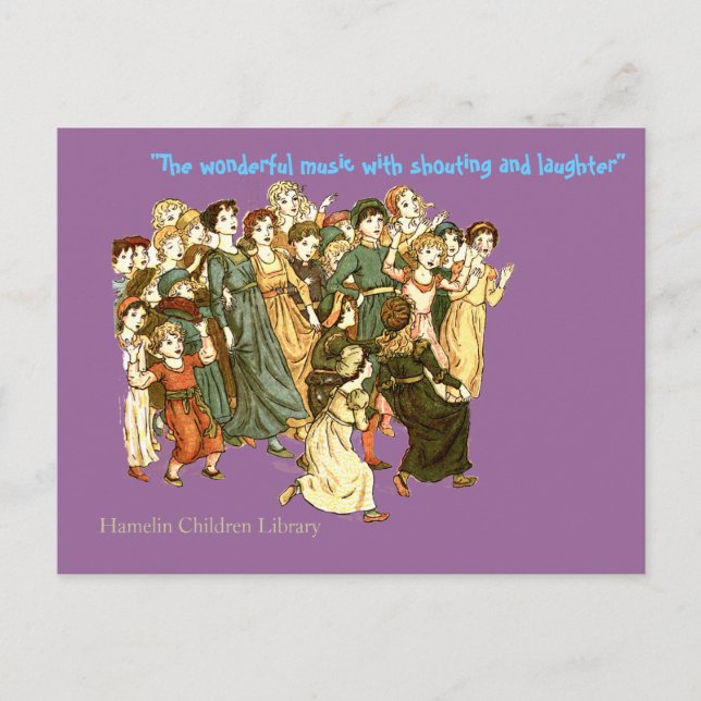 Cartão Postal Música maravilhosa (Frente)