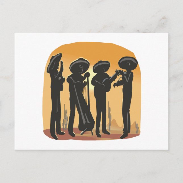 Cartão Postal Música mexicana (Frente)