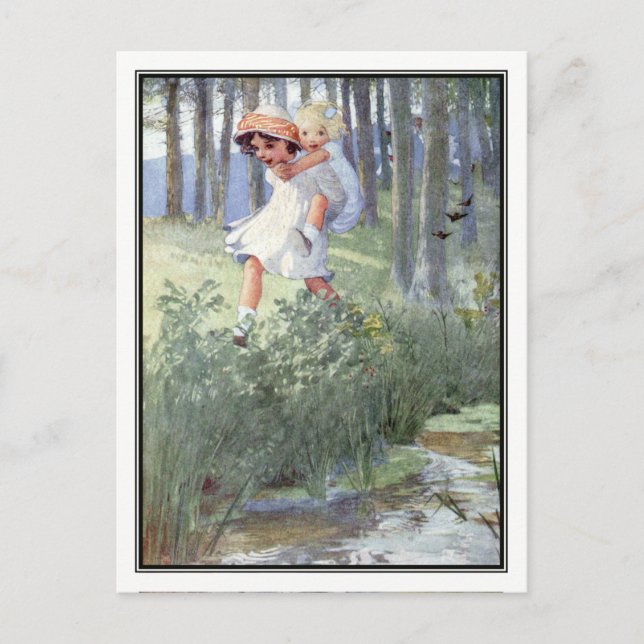 Cartão Postal Música Rindo por Honor C. Appleton (Frente)