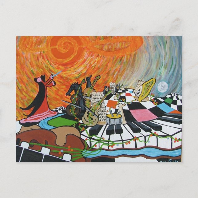 Cartão Postal Música sem Terra (Frente)