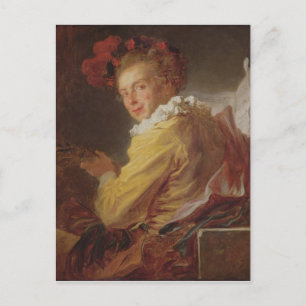 Cartão Postal Música, um retrato de Monsieur de la Breteche